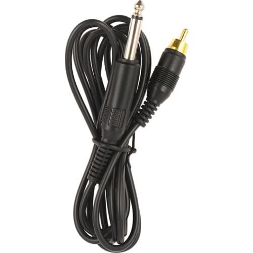 1.4m Silicone Tattoo Wire Tattoo Clip Cord Hook Line Mono Jack Connector for Tattooing Machine Power Supply Tattoo Accessories