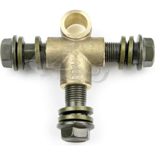 Universal Motorcycle Hydraulic Brake Hose Line Pipe Connector Splitter Coupling Tee Fitting 10mm 3 Way T Tee Adapter