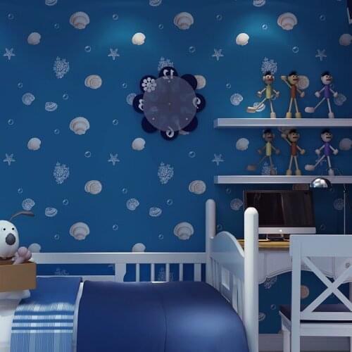 Green childrens room wallpaper blue pink 3d cartoon wallpaper boy girl children bedroom background wall full of wallpaper