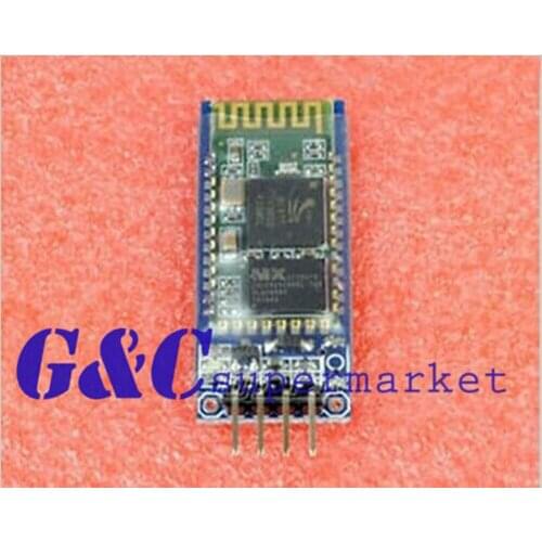 1pcs HC-06 Slave Wireless Bluetooth Transeiver RF Module Serial+4p Port line diy electronics