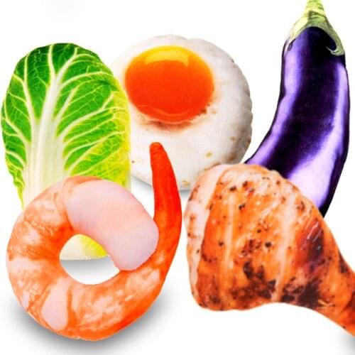 3D Simulation Vegetables/Fruits BB Voice Plush Toys 21 Kinds Soft Cat/Dog Pets Plush Toy
