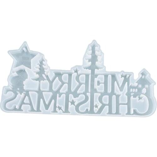3D Christmas Tree Casting Mold, DIY Cake Mold Lovely Silicone Craft Mold for Women Girls Home Ornament Decor