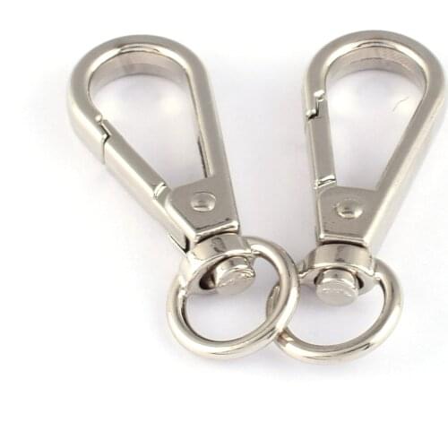 4pcs Metal swivel clasp lobster clasp clip hook hook ring lanyard craft bag parts selection outdoor DIY bag jewelry