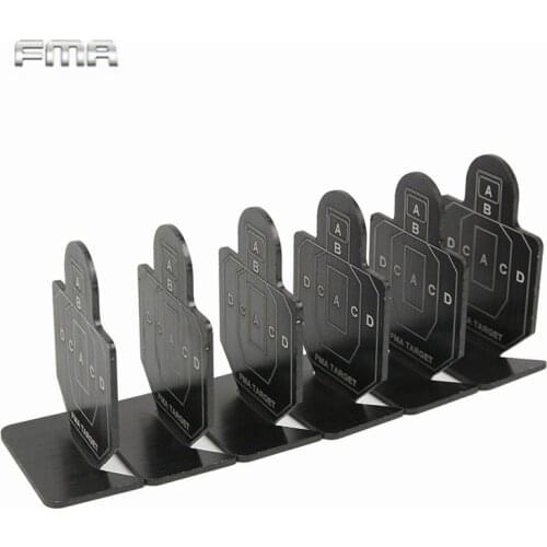 6Pcs/Lot Outdoor Airsoft Metal Shooting Target Set AEG GBB Rifle Pistol BB Gun Shooting Target for Tactical Practicing Training