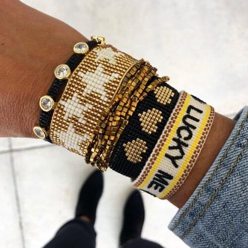 Go2boho Miyuki Star Bracelets For Women Heart Bracelet Femme Crystal Beads Jewellery 2021 Rhinestone Bracelet Jewelry Gift