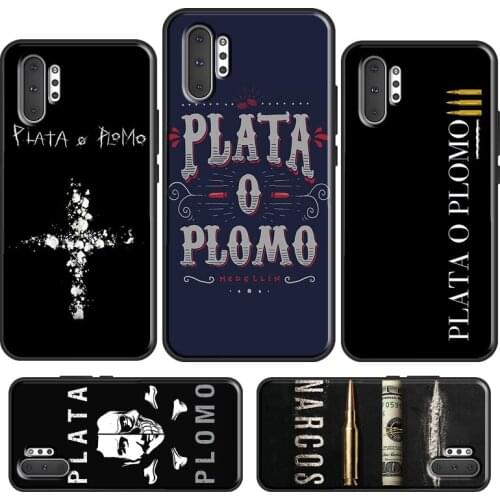 Plata o Plomo Narcos Phone Case For Samsung Galaxy S21 S20 Plus Ultra Note 20 10 9 S8 S9 S10 Plus S20 FE Cover