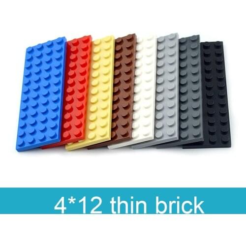 Compatible Assembles Particles 3029 4x12 base board Building Blocks Thin Figures Bricks Parts DIY Educational Parts Toys