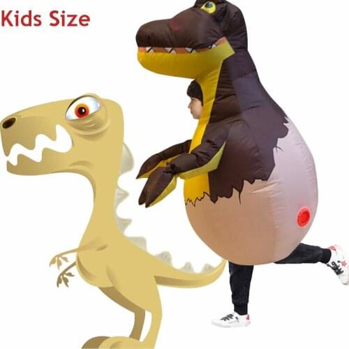Kids Christmas Dinosaur Eggs Inflatable Costume Boy Girl Funny Fancy Party Dress for Halloween Child Dino Head Cosplay Costumes