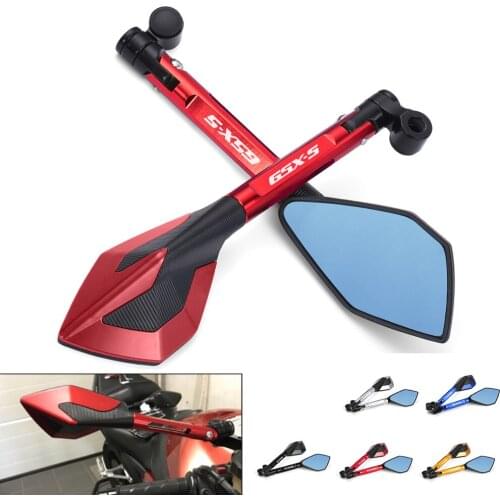 For SUZUKI GSX-S750 GSXS750 GSX-S1000 GSXS1000 GSX-S1000F Motorcycle Rearview Aluminum Motorbike Rear View Mirror Side Mirror