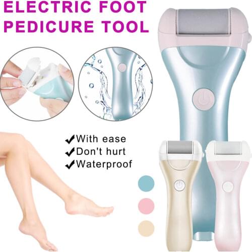 Electric Grinder Pedicure Tools Replacement Head Feet Care Hardness Dead Skins Polishing Callus Remover For Foot Heel Skin USB