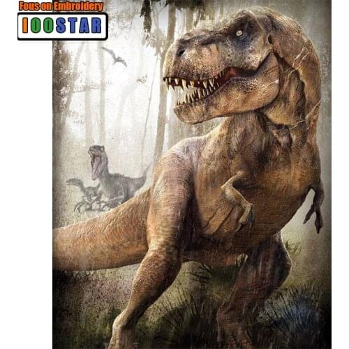 Full Square/Round Drill 5D DIY Diamond Painting "Animal dinosaurs" 3D Embroidery Cross Stitch Mosaic Rhinestone Home Decor Gift