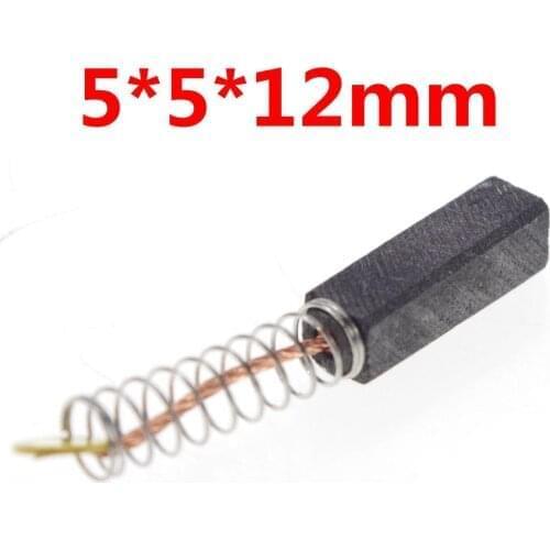10pcs 5mm x 5mm x 12mm Replacement Makita Motor Carbon Brushes Electric Motor&Transmissions Spare Part Accessorie