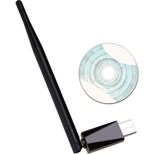 Kebidumei LAN Card USB WiFi Wireless Network Card 5db external Antenna Adapter 150Mbps 802.11n/g/b WiFi Adapter Wireless Dongle