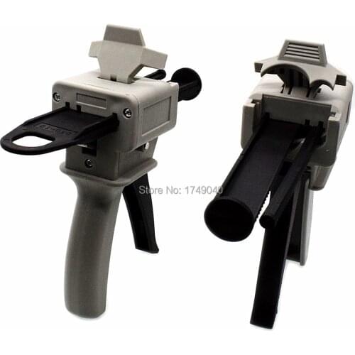 AB Glue Gun Manual Caulking Gun Tool 50ml 75ml Epoxy Sealant Glue Gun Adhensive Squeeze Glue Applicator Automatically Mixed 10:1