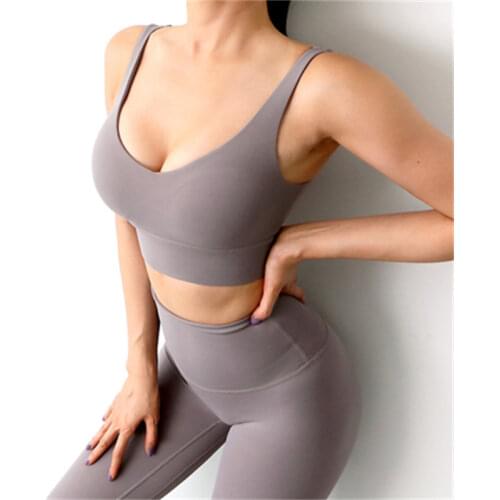 TRY TO BN New 2 Piece Womens Tracksuit Yoga Set Sports Gym Suit Female Lounge Wear Crop Tops Sexy Women High Waist Leggings