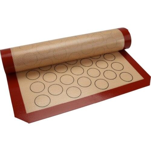 Pastry Tools Non-Stick Silicone Baking Mat Pad Sheet Baking Rolling Dough Mat Large Size 42cm*29.5cm for Cake Cookie Macaron