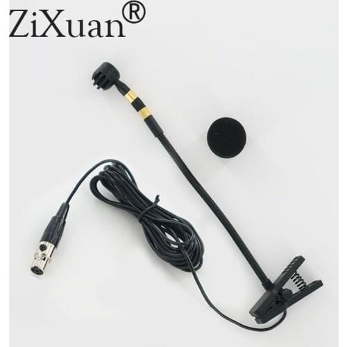 Music Instrument Microphone Condenser Instrument Gooseneck Microfone for Shure Wireless Stage Performance