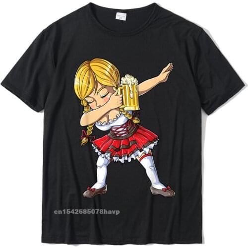 Dabbing German Funny T Shirt Oktoberfest Women Dirndl Beer T-Shirt Printed On T Shirts For Men Cotton Tops Tees Printing Graphic