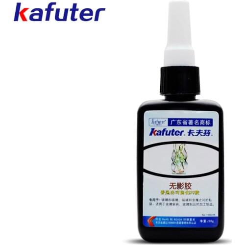 New Kafuter LCD screen glass Metal plastic Superior Strength Bonding Visible UV Light Cure Adhesive UV Glue For moblie repair