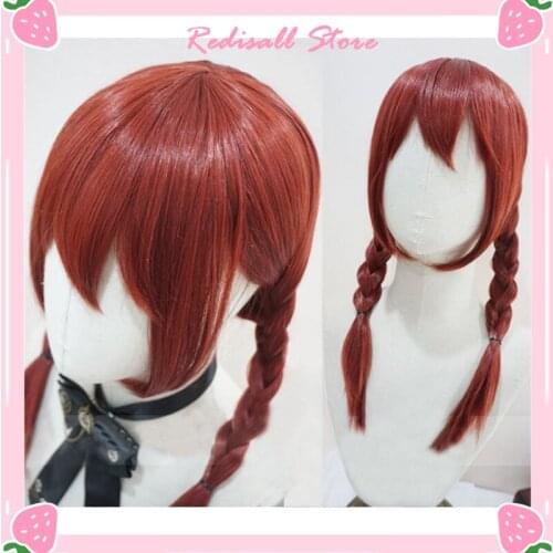 Love Live Perfect Dream Project EMMA Wig Cosplay Red Hair Halloween Heat Resistant Synthetic Hair PDP Lolita Role Play Cute