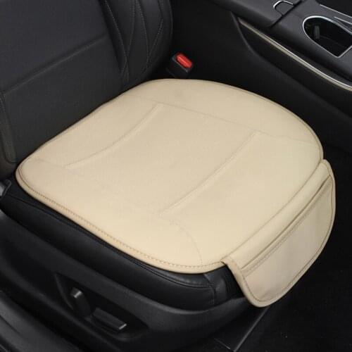 Genuine Leather Car Seat Cushion Pad For Toyota Rav4 Corolla Avalon Highlander Camry Crown with Non Slip Bottom protective case