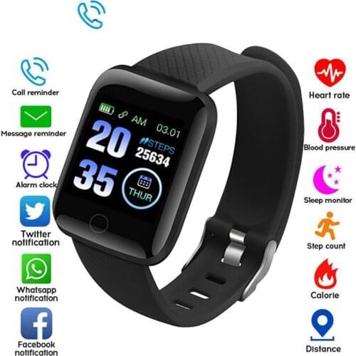 Smart Watch Heart Rate Fitness Tracker Watches Women Blood Pressure Monitor Waterproof Sport Smartwatch For Android IOS 116