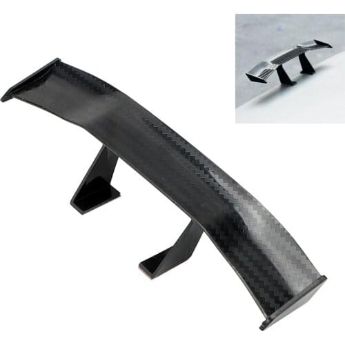 Car-styling Car Mini Tail Spoiler Wing Auto Replacement Vehicle Without Perforation Carbon Fiber Universal Tail Decoration