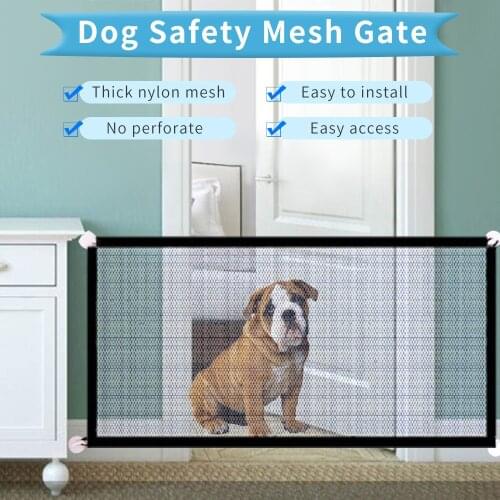 Dog isolation Gate net portable folding pet isolation obstacle safety fence perros accessories para mascotas cachorro supplies