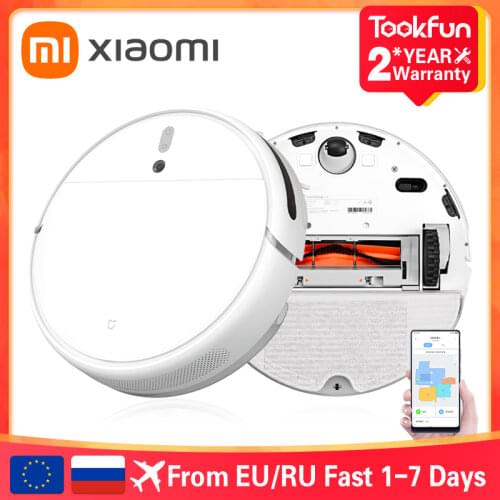 New XIAOMI MIJIA Sweeping Mopping Robot Vacuum Cleaner 1C for Home Auto Dust Sterilize 2500PA cyclone Suction Smart Planned WIFI