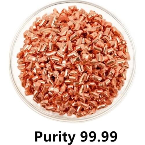 Pure Copper Grain High Purity Cu 4N for Collection Metal Particles Simple Element Crafts