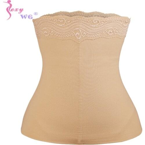 SEXYWG Waist Trainer Belly Wrap for Women Waist Shaper Cincher Tummy Control Postpartum Support Corset Shapewear