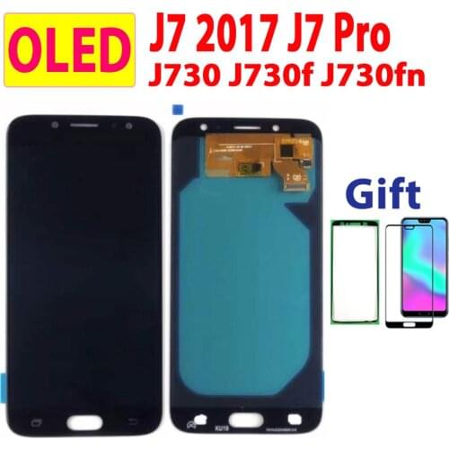 5.5'' OLED Display For SAMSUNG Galaxy J7 Pro J730 LCD For SAMSUNG J7 2017 Display Touch Screen Digitizer J730F Screen Assembly
