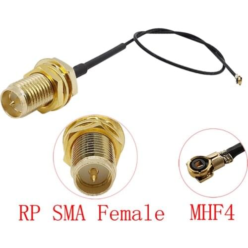 1Pcs RF Connector Pigtail Cable MHF4 IPX IPEX U.FL to RP SMA Female Extension Cable 0.81 Cable 5CM 7CM 10CM 15CM 20CM 30CM 50 CM