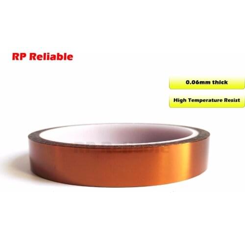 2mm~200mm width choose *33M,0.06mm thick, Heat Resistant Polyimide Film Tape, BGA, SMT, LED Widely Using, Single adhesive
