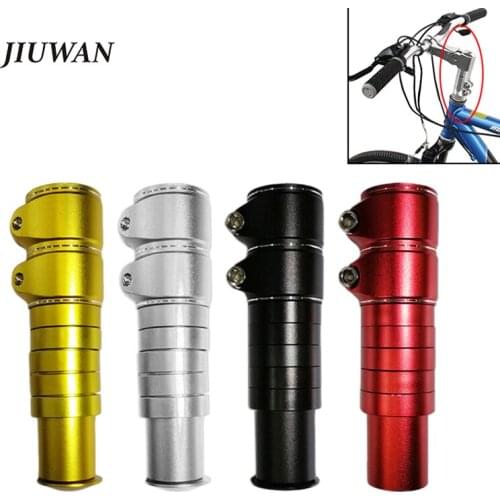 4 Colors Bicycle Stem Extender Aluminum Alloy Bike Front Fork Handlebar Riser Extension Adaptor Outdoor Cycling Accessories