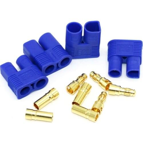 5 / 10 / 20 / 50 /100 pairs EC3 Female Male Bullet Connector Plugs for RC Car Plane Multi-Copter Lipo Battery ESC Motor Part