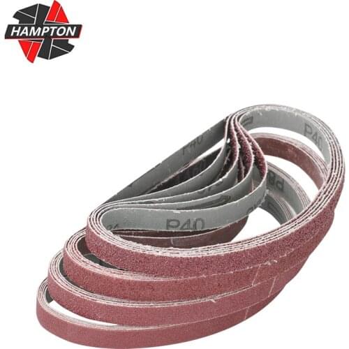 5pcs Abrasive Sanding Belts Sander 457x13mm Sanding Belts 40-120 Grit Sandpaper Abrasive Bands For Belt Sander Abrasive Tools