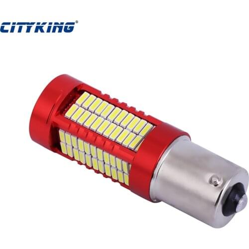 50pcs Super Bright White BAY15D Ba15s 1156 1157 S25 106smd 4014 led P21W 30W LED SMD Backup Reverse Led Light Brake Light