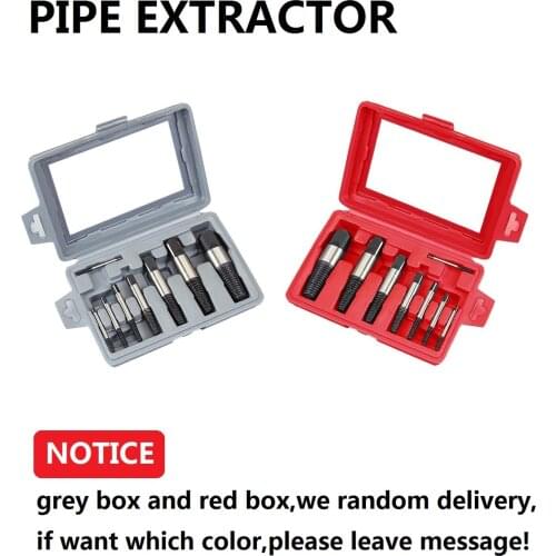 Faucet Triangle Valve Broken Head Screw Extractors Water Pipe Extractor Broken Wire Removal Plumber Tools Square Head 8 PCS Top