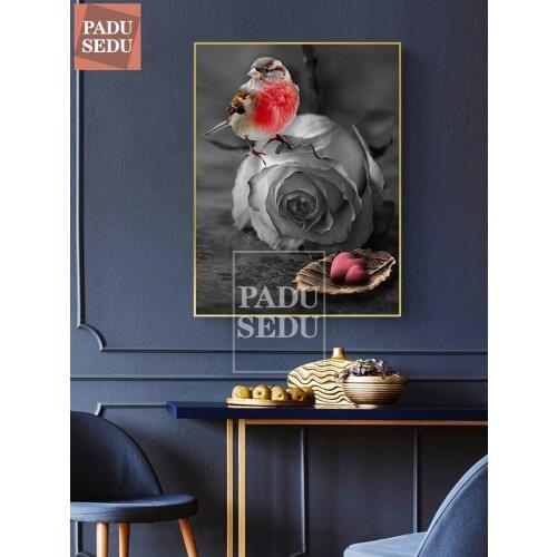 5D Diamond Embroidery Birds Animals Diamond Painting Flower And Bird Full Square Cross Stitch Home Decor Handicraft Hobby Gifts