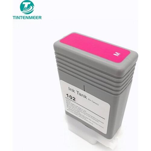 TINTENMEER ink cartridge PFI-102 pfi 102 Magenta compatible for canon iPF500 iPF510 iPF600 iPF605 iPF610 iPF700 iPF710 printer