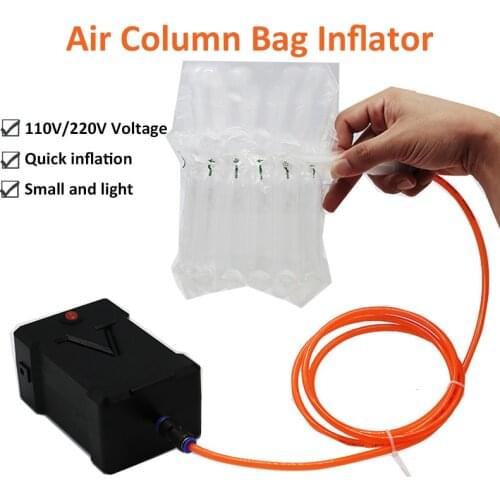 110V/220V Electric Air Column Bag Inflator Portable Air Cushion Machine Bubble Inflator Pump for Red Wine Fruit Express