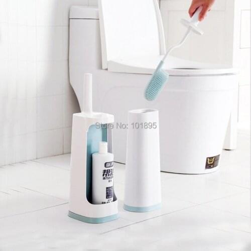 ABS Material White Color 2 Models TPR of Toilet Brush
