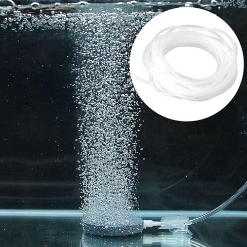 10m/393.70inch Flexible Transparent Airline Tubing Air Pump Tube Pipe for Aquarium Fish Tank Salt Freshwater Aquatic Environment