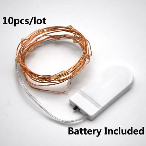String Lights 2M 20LED Copper Wire Battery Powered for Chrismas Party DIY Decoration Festival Lamp Garland Fairy Light
