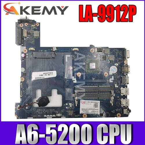 Akemy For Lenovo Ideapad G505 Laptop Motherboard 15.6 inch VAWGA GB LA-9912P MAIN BOARD A6-5200 CPU DDR3