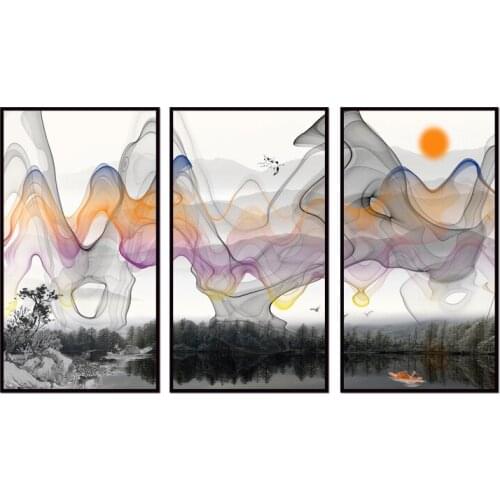 Factory wholesale (No Framed) Modern abstract landscape Canvas Print On Canvas Printing Wall Pictures 12YM-A-570