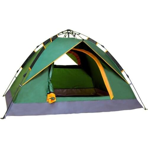 Hydraulic automatic quick-opening tent-free construction Outdoor 2-3 People Tent Multi-Person Water Resistant Camping Tent