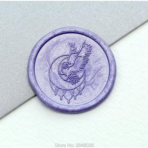 Night owl Stamp Wax Seal Stamp,owl journal seals,wedding gift, wood wax stamp,party seal