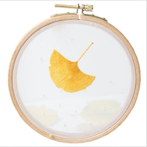 Transparent Mesh Ogen Yarn European embroidery kit simple three-dimensional embroidery Ribbon kit embroidery needlework